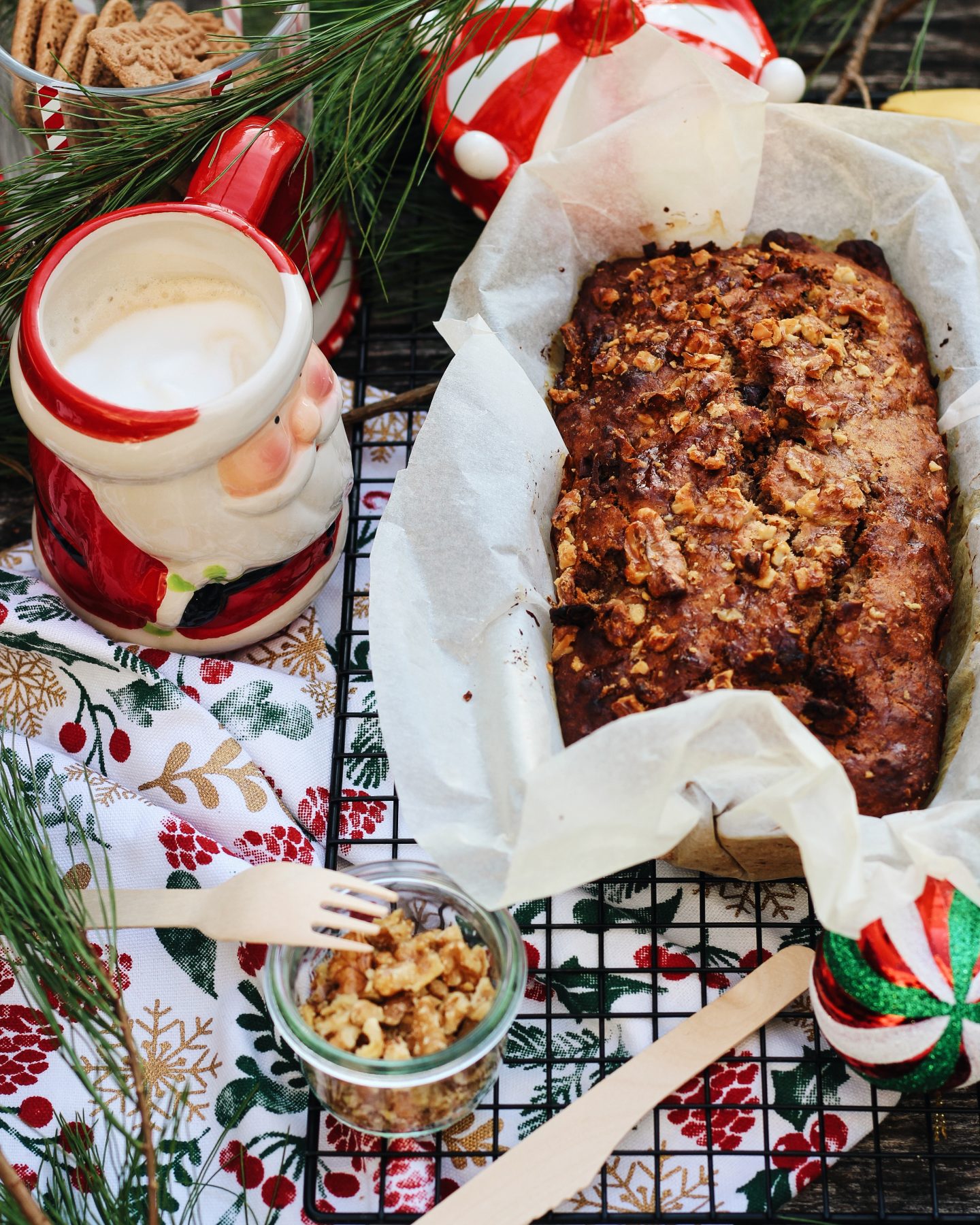 FOOD | Christmas-Bananabread: Weihnachtliches veganes Bananenbrot mit ...