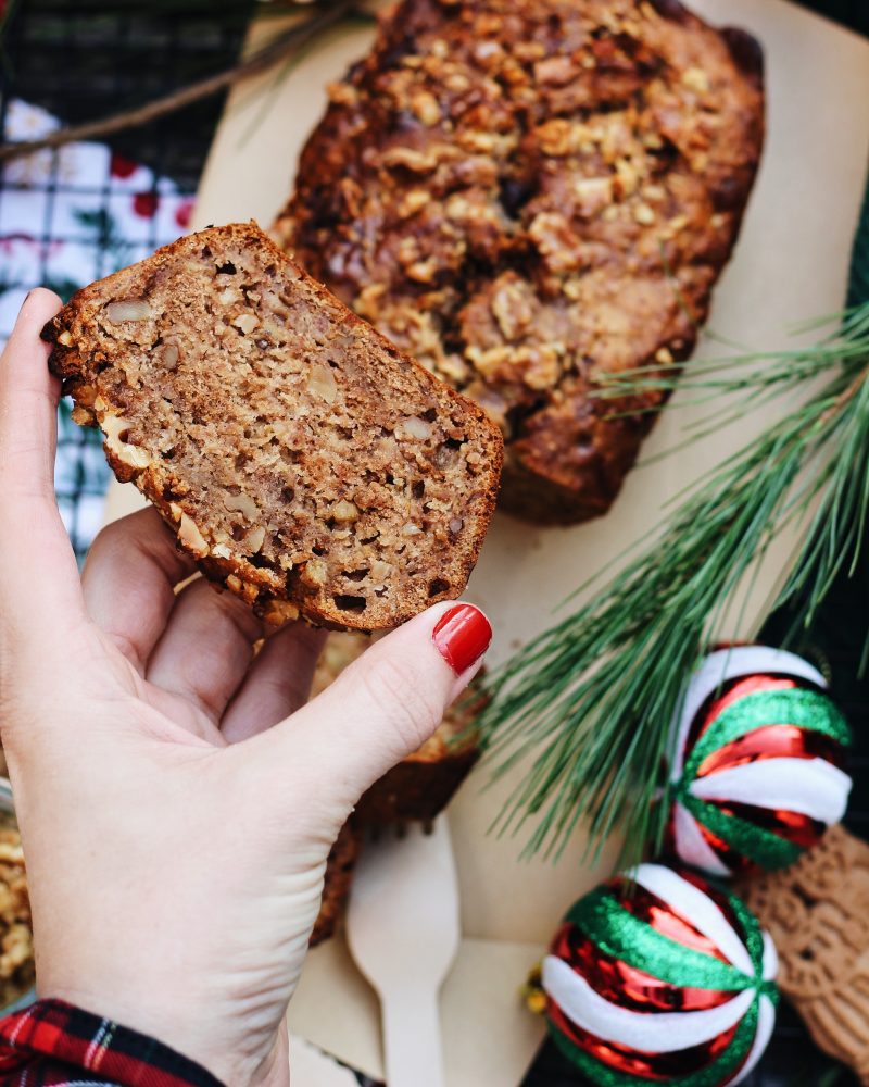 FOOD | Christmas-Bananabread: Weihnachtliches veganes Bananenbrot mit ...
